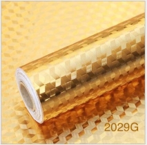 Decal dán bếp ( giả kim loại vàng) 2029G 