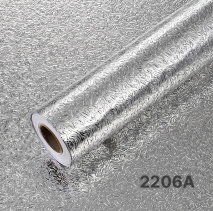 Decal dán bếp ( giả kim loại bạc) 2206A 