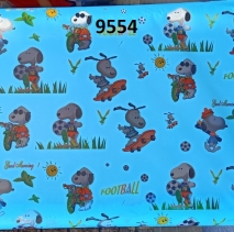 Decal kiếng hoa văn 9554/E848 ( chó xanh)