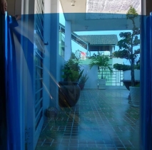 Decal kiếng phản quang xanh biển 509MT