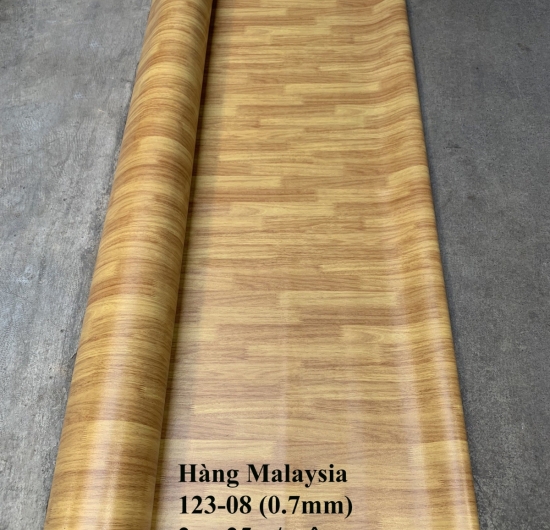 Trải sàn PVC Malaysia 0.7mm 123-08