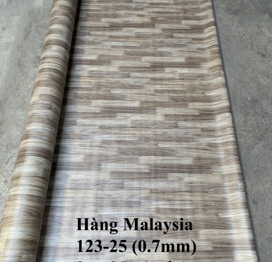 Trải sàn PVC Malaysia 0.7mm 123-5