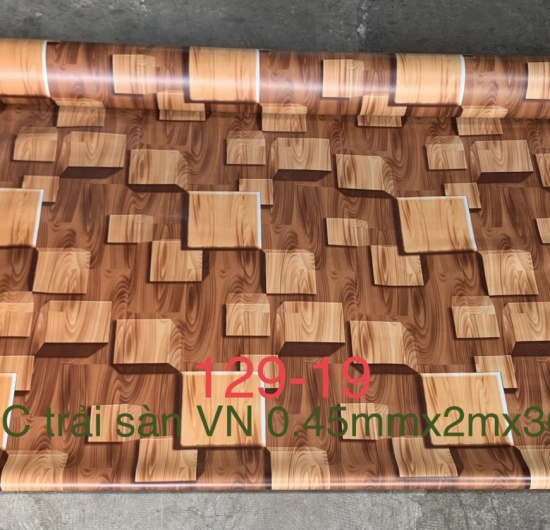Tấm trải sàn VN vân gỗ 129-19