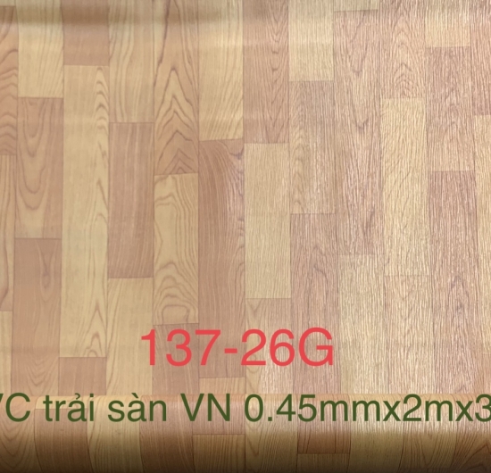 Tấm trải sàn VN vân gỗ 137-26