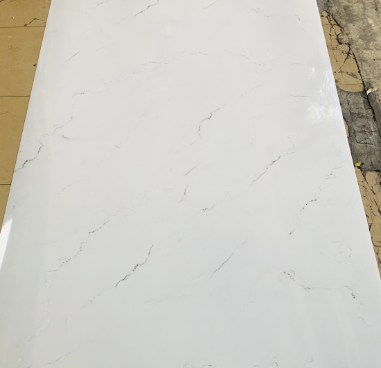 Tấm Formica ( Laminate HPL) Vân đá 1525G ( White Paladina) 