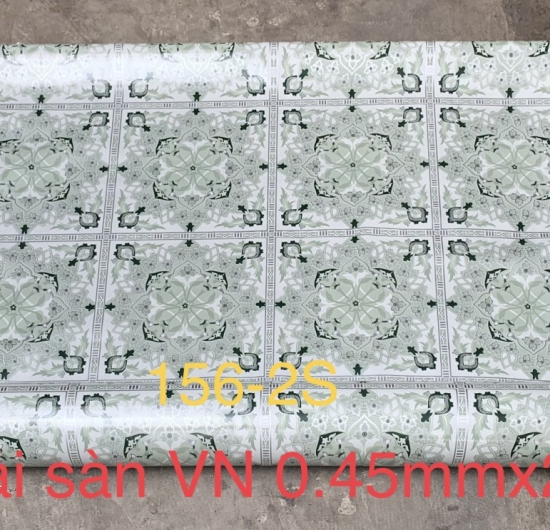 Tấm trải sàn PVC mỏng MS.156-2S ( hoa văn mosaic)