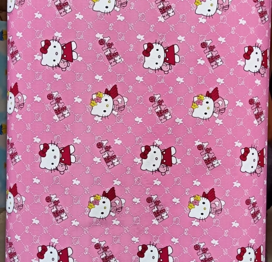 Decal tường hoa văn 0.9m 5297 ( kitty hồng)