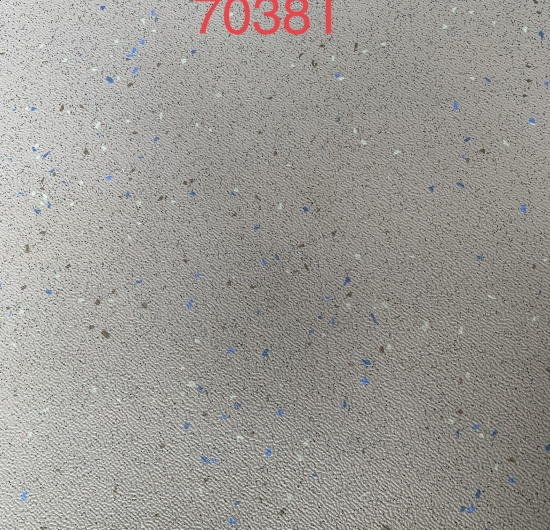 Trải sàn PVC đế nỉ  7038T ( mè đá xám lợt có kim tuyến )