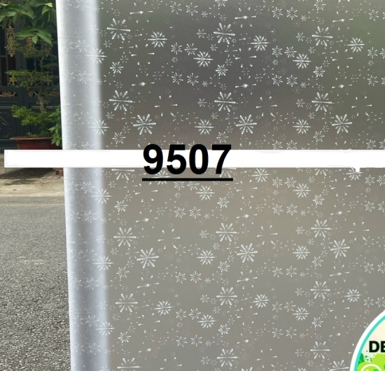 Decal kiếng hoa văn 9507