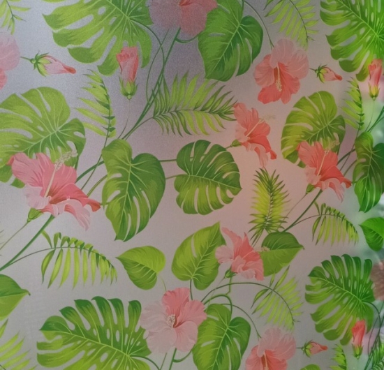 Decal kiếng hoa văn 9510