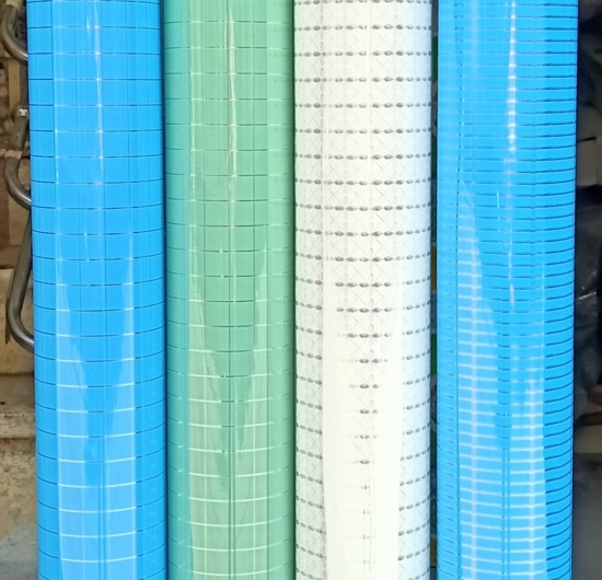 Decal kiếng ô PF01-2 ( caro xanh lá)