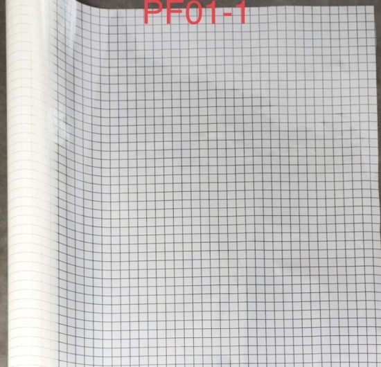 Decal kiếng ô PF01-1 ( caro trắng)