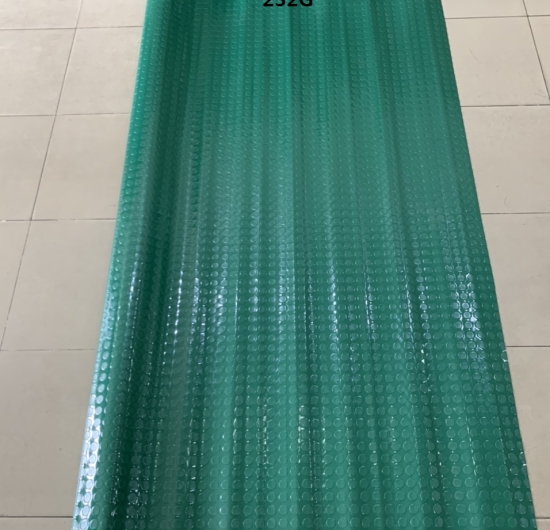 Trải sàn PVC nút xanh lá 232G 